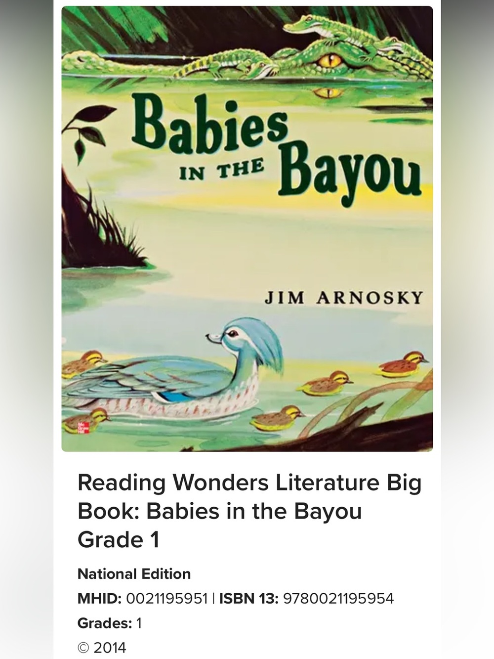 Paperback Babies in the Bayou